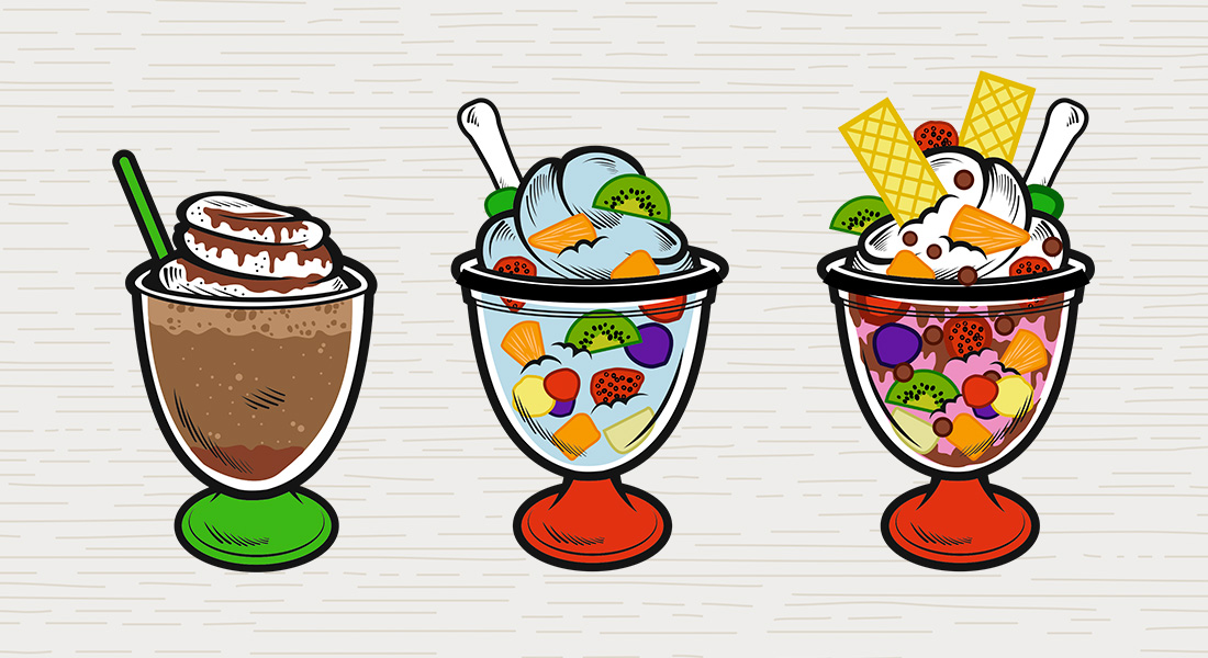 ilustraciones para heladería